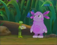 Мультипликационая вставка после кукольной части.