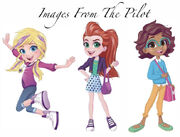 Polly, Shani and Lila as how they looked in the pilot