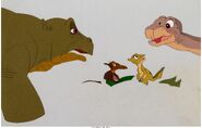 The Land Before Time Spike, Pietre, Ducky and Littlefoot deleted 1