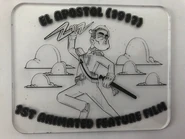 Пластиковая рекламная карточка.