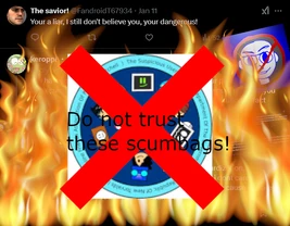 Never trust these scumbags!