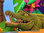 Frankie the Crocodile that is found by [[User:Scarecroe] of Muppet Wiki