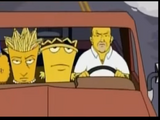 Aqua Teen Hunger Force Simpsons movie Sneak peek (Adult swim)