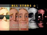 Mr Incredible Becoming Uncanny all stars. (Partially found 2022 MIBU video)