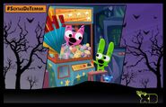 Hoops & Yoyo Haunted Halloween Brazilian Dub Disney XD Promo from Facebook