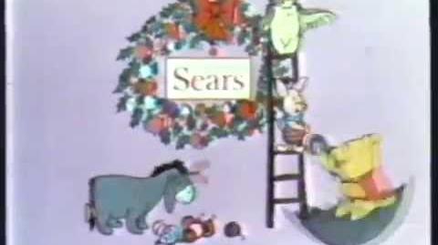 Winnie The Pooh (Found Sears Christmas Sponsor Tag)