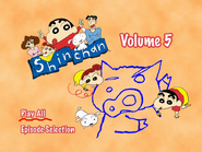 Shin Chan Volume 5 Main Menu