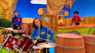 The Wiggles making music