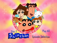 Shin Chan Volume 2 Main Menu