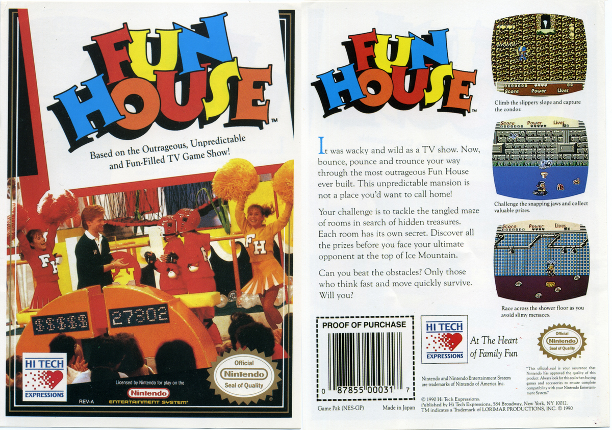 Fun House (NES Game; original unreleased version) | Lost Media 