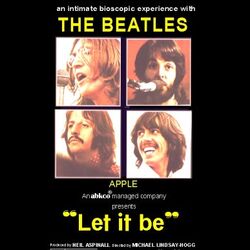 The Beatles film "Let it Be" (missing footage, 1970)