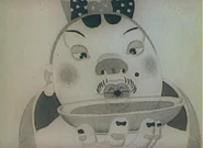 Попадья, пьющая чай