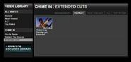 The "Extended Cuts" page that sourced from NBC.com in 2008, which featured one clip of the Flaming Lips' extended cut.
