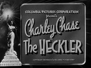 The heckler title card 