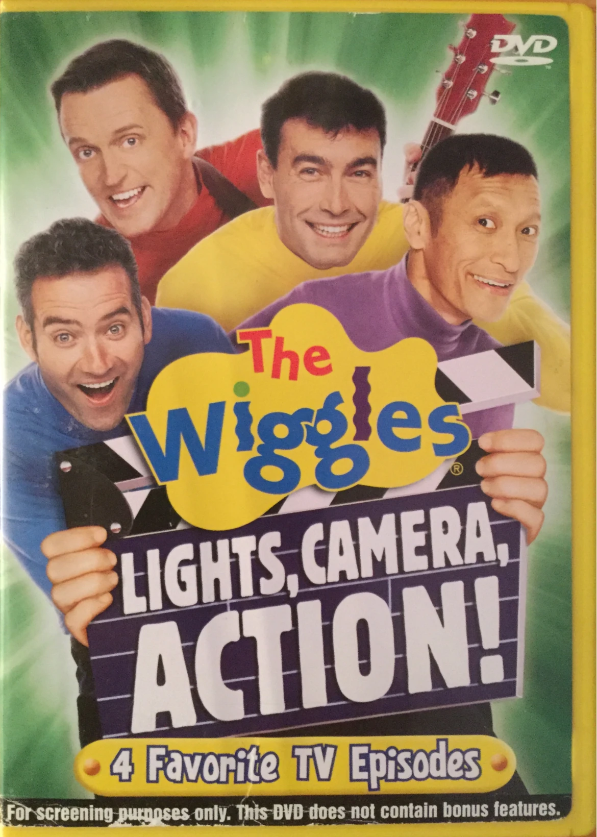 The Wiggles Lights, Camera, Action! (Found American Screener DVD
