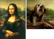 Comparación de la pintura de Jacob con la "Mona Lisa"