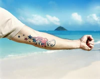 Jacks Unterarmtattoo im Detail