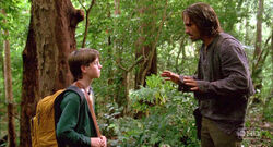 Richard trifft  zum ersten Mal im Dschungel