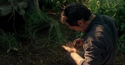 Richard odkopuje łańcuszek Isabelli 