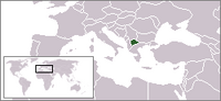 Location of Macedonia