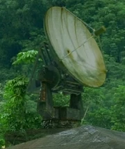 La antena parabólica de La Llama