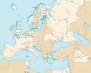 Lost locations in Europe (except UK), Mediterranean Africa, and Middle East