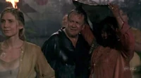 Rain begins to fall as the  split