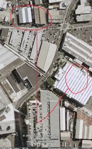 Imagem do telhado do Google Earth