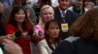 The  at  press conference in ("")