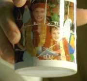 Close da xícara consertada de Calderwood