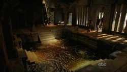 La Sorgente all'interno del Tempio.