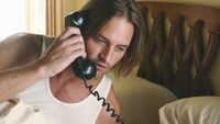 Sawyer recieves a call from Jin