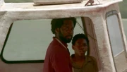 Michael and Walt leaving the island at the end of Season 2.