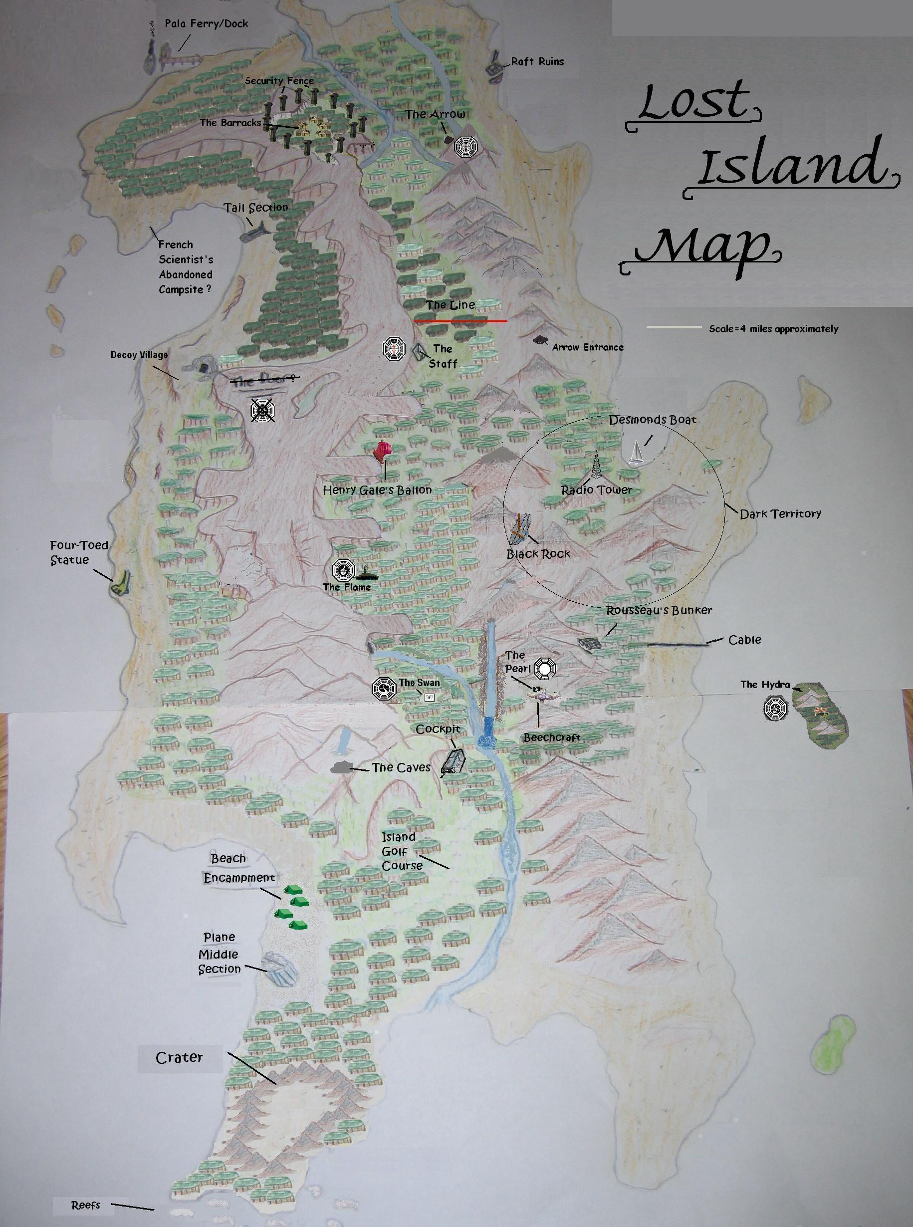 Fan Maps Lostpedia Fandom