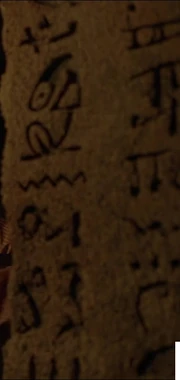 A portion of column 4A, spliced together