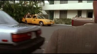 Cooper's Taxi ride from "" at center. Note 's Camry departing at left and 's Ford truck at right
