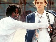 Harold Perrineau alongside Leonardo di Caprio in Romeo + Juliet