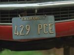 Camaro License Plate