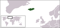 Iceland on the map