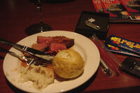 Some of the food and freebies offered at the DC Acura VIP event