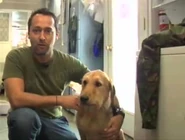 Lulu with costume designer Roland Sanchez in the February 8, 2008 Official Lost Video Podcast