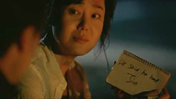 Sun rozmawia z Jackiem przez kartki 