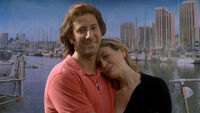 3x08 Fotolive.desmond Hume Og Penelope Widmore.