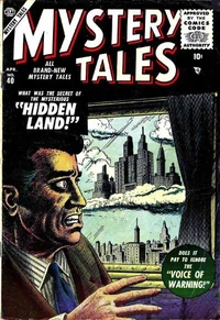 Mystery Tales #40 cover seen in "".