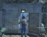 Even in the video game, the entrance to the Flame also has a Swan logo on it.