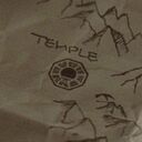 Logotipo do Templo no mapa de Ben
