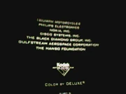 Screen credits at the end of MIII