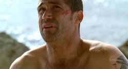 Kate在帮他缝伤口的时候，Jack告诉她他对于恐惧采用