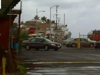  und  australischer Mietwagen, ein Ford Taurus, aus „“