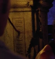 A column from Jughead's chamber in the Tunnels